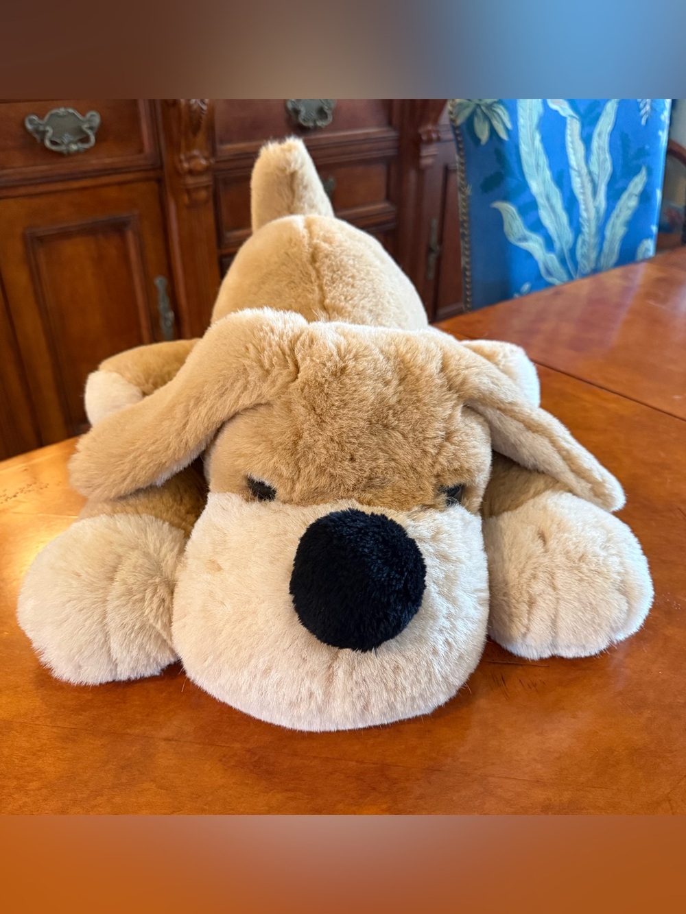 Vintage 1990s FAO Schwarz Patrick the Pup Plush 22" NYC Flagship